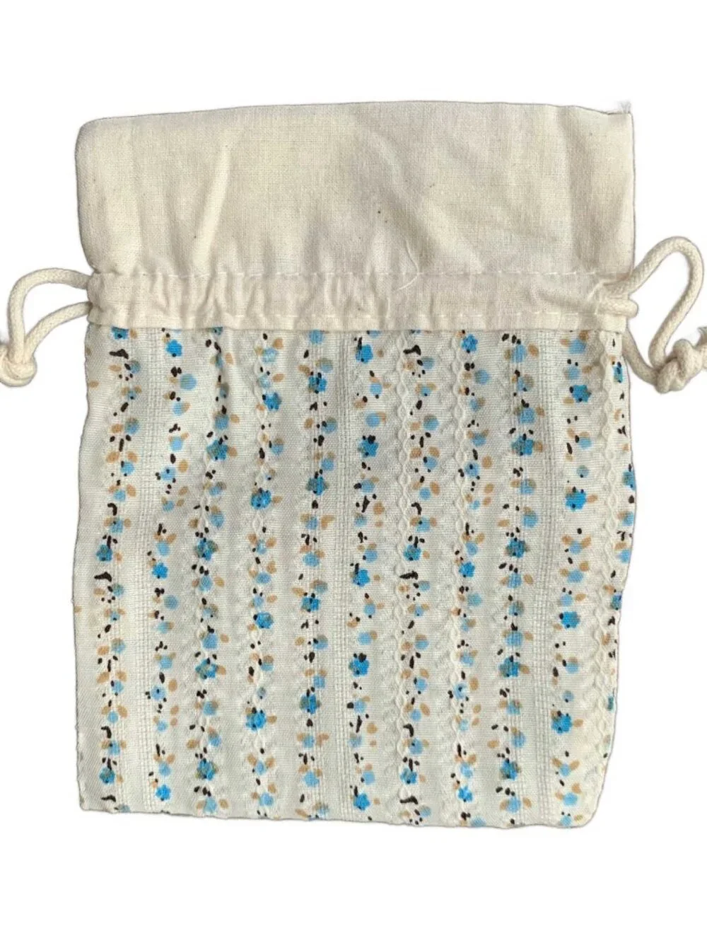 20 Floral Flower Floral Patterned Fabric Gift Bags Jewelry Pouches